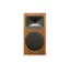 Left. MartinLogan - Motion Foundation B2 2-Way Bookshelf Speaker with 6.5” Midbass Driver (Each) - Walnut.