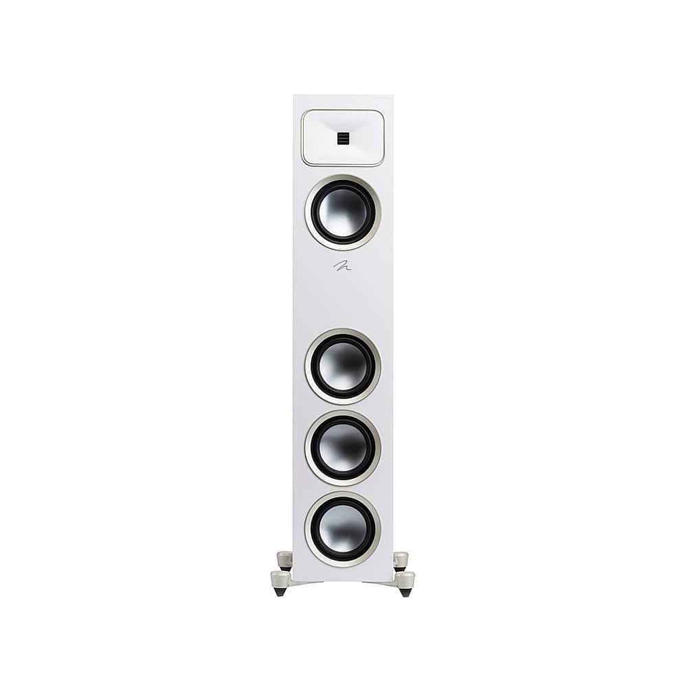 Back. MartinLogan - Motion Foundation F1 3-Way Floorstanding Speaker with 5.5” Midrange and Triple 5.5” Bass Drivers (Each) - Satin White.