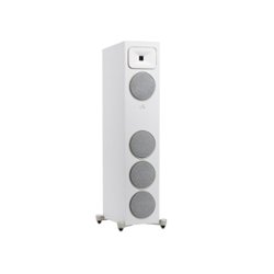MartinLogan - Motion Foundation F1 3-Way Floorstanding Speaker with 5.5” Midrange and Triple 5.5” Bass Drivers (Each) - Satin White - Front_Zoom