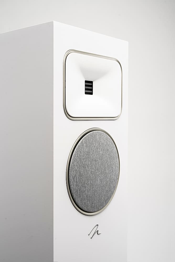 Alt View 14. MartinLogan - Motion Foundation F1 3-Way Floorstanding Speaker with 5.5” Midrange and Triple 5.5” Bass Drivers (Each) - Satin White.