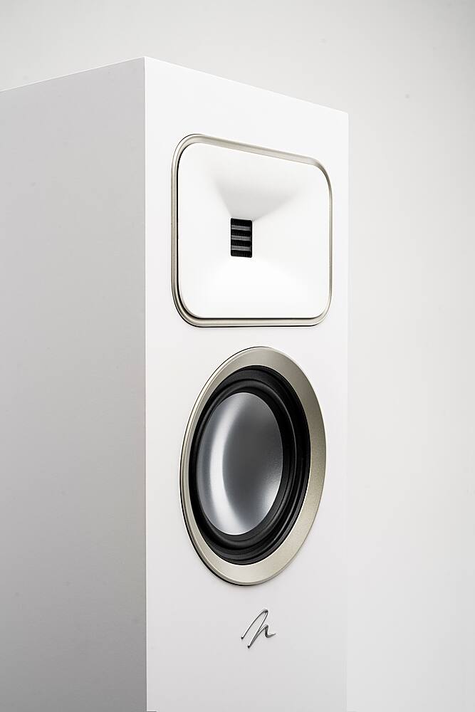 Alt View 15. MartinLogan - Motion Foundation F1 3-Way Floorstanding Speaker with 5.5” Midrange and Triple 5.5” Bass Drivers (Each) - Satin White.