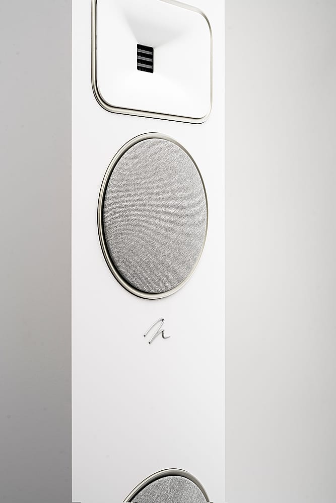 Alt View 16. MartinLogan - Motion Foundation F1 3-Way Floorstanding Speaker with 5.5” Midrange and Triple 5.5” Bass Drivers (Each) - Satin White.