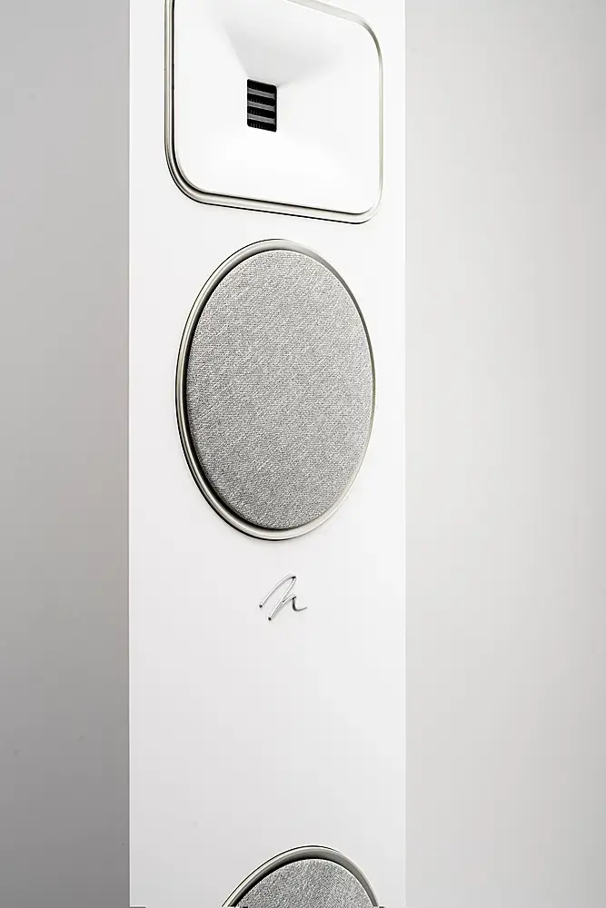 Alt View 16. MartinLogan - Motion Foundation F1 3-Way Floorstanding Speaker with 5.5” Midrange and Triple 5.5” Bass Drivers (Each) - Satin White.