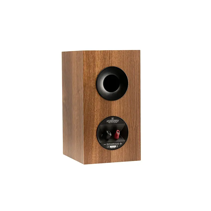 Alt View 12. MartinLogan - Motion Foundation B1 2-Way Bookshelf Speaker with 5.5” Midbass Driver (Each) - Walnut.