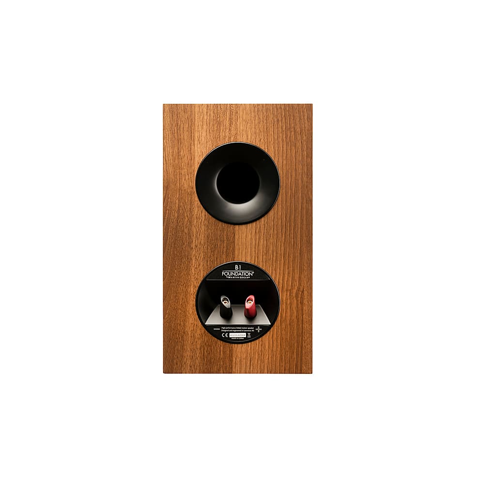 Alt View 13. MartinLogan - Motion Foundation B1 2-Way Bookshelf Speaker with 5.5” Midbass Driver (Each) - Walnut.