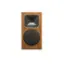Left. MartinLogan - Motion Foundation B1 2-Way Bookshelf Speaker with 5.5” Midbass Driver (Each) - Walnut.
