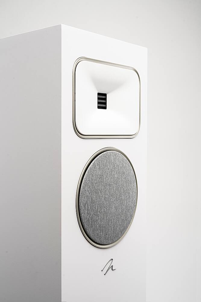 Alt View 14. MartinLogan - Motion Foundation F2 3-Way Floorstanding Speaker with 5.5” Midrange and Triple 6.5” Bass Drivers (Each) - Satin White.