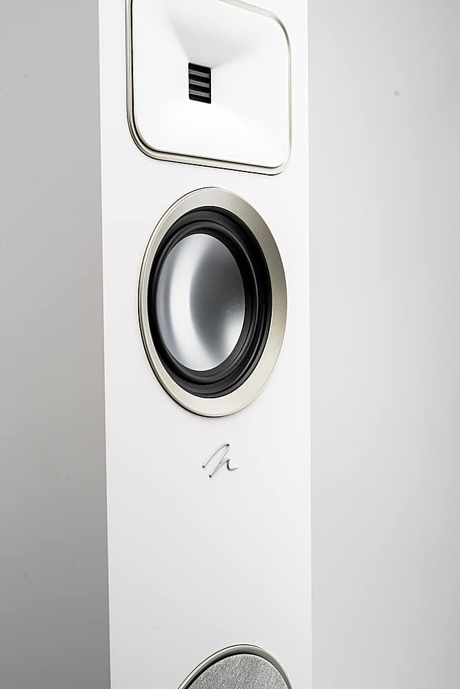 Alt View 17. MartinLogan - Motion Foundation F2 3-Way Floorstanding Speaker with 5.5” Midrange and Triple 6.5” Bass Drivers (Each) - Satin White.