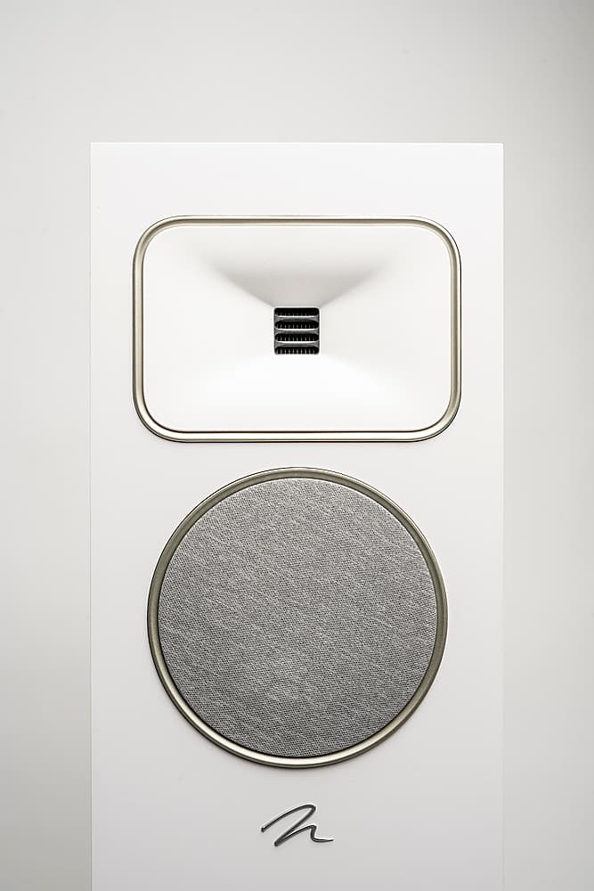 Alt View 18. MartinLogan - Motion Foundation F2 3-Way Floorstanding Speaker with 5.5” Midrange and Triple 6.5” Bass Drivers (Each) - Satin White.