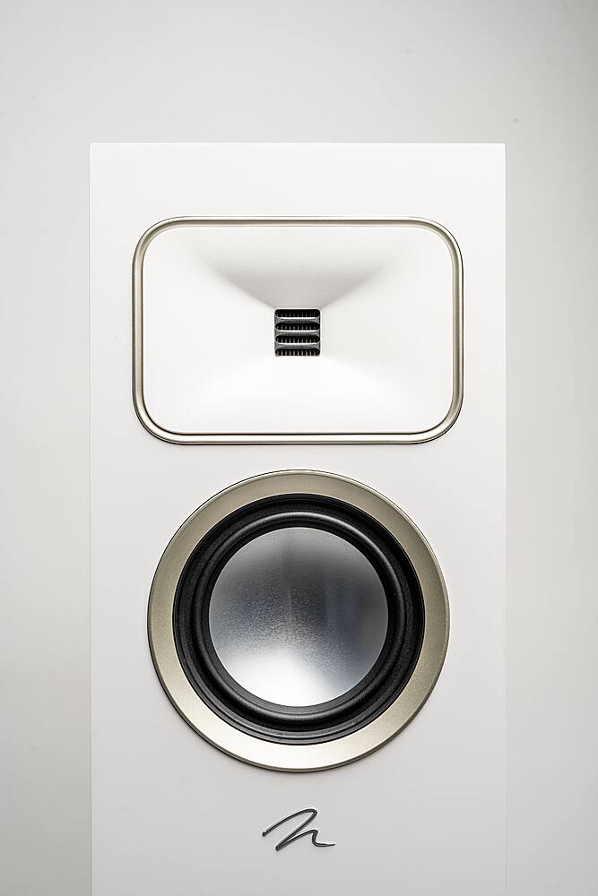 Alt View 19. MartinLogan - Motion Foundation F2 3-Way Floorstanding Speaker with 5.5” Midrange and Triple 6.5” Bass Drivers (Each) - Satin White.