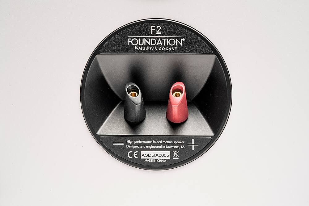 Alt View 24. MartinLogan - Motion Foundation F2 3-Way Floorstanding Speaker with 5.5” Midrange and Triple 6.5” Bass Drivers (Each) - Satin White.