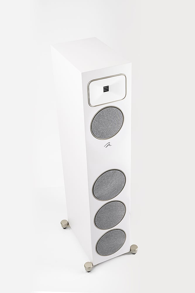 Alt View 25. MartinLogan - Motion Foundation F2 3-Way Floorstanding Speaker with 5.5” Midrange and Triple 6.5” Bass Drivers (Each) - Satin White.