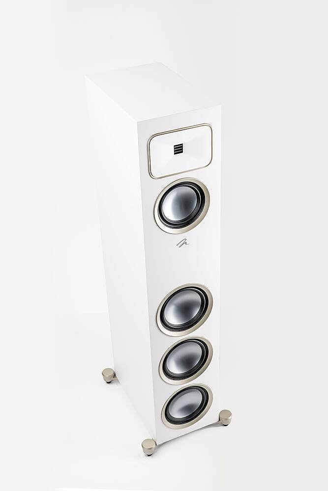 Alt View 26. MartinLogan - Motion Foundation F2 3-Way Floorstanding Speaker with 5.5” Midrange and Triple 6.5” Bass Drivers (Each) - Satin White.