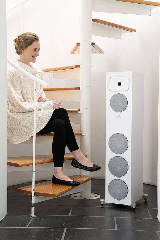 Alt View 36. MartinLogan - Motion Foundation F2 3-Way Floorstanding Speaker with 5.5” Midrange and Triple 6.5” Bass Drivers (Each) - Satin White.
