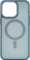 Insignia™ - Hard-Shell Bumper Case with MagSafe for iPhone 15 Pro Max - Teal - Angle_Zoom