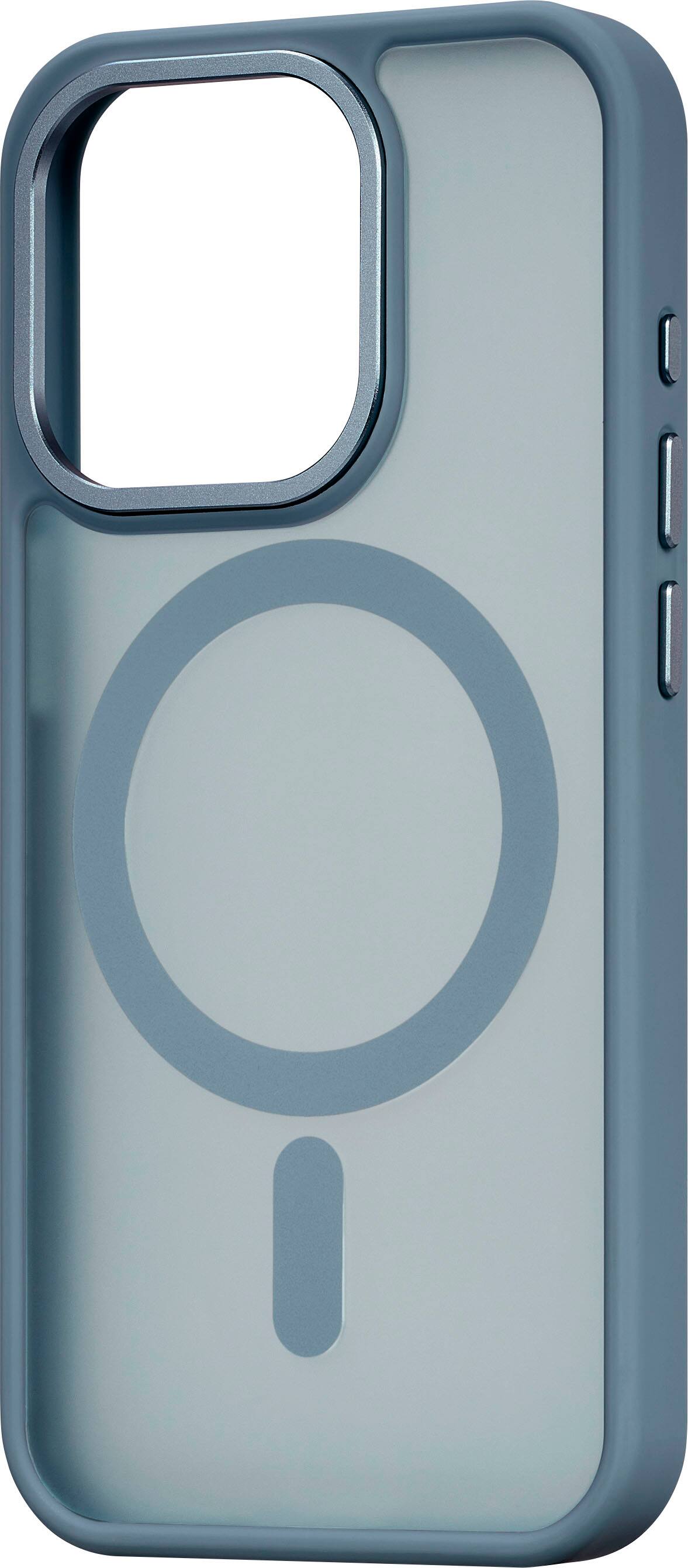 Alt View 14. Insignia™ - Hard-Shell Bumper Case with MagSafe for iPhone 15 Pro - Teal.