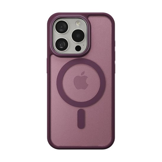 Insignia™ Hard-Shell Bumper Case with MagSafe for iPhone 15 Pro Maroon  NS-15PSCMMS - Best Buy