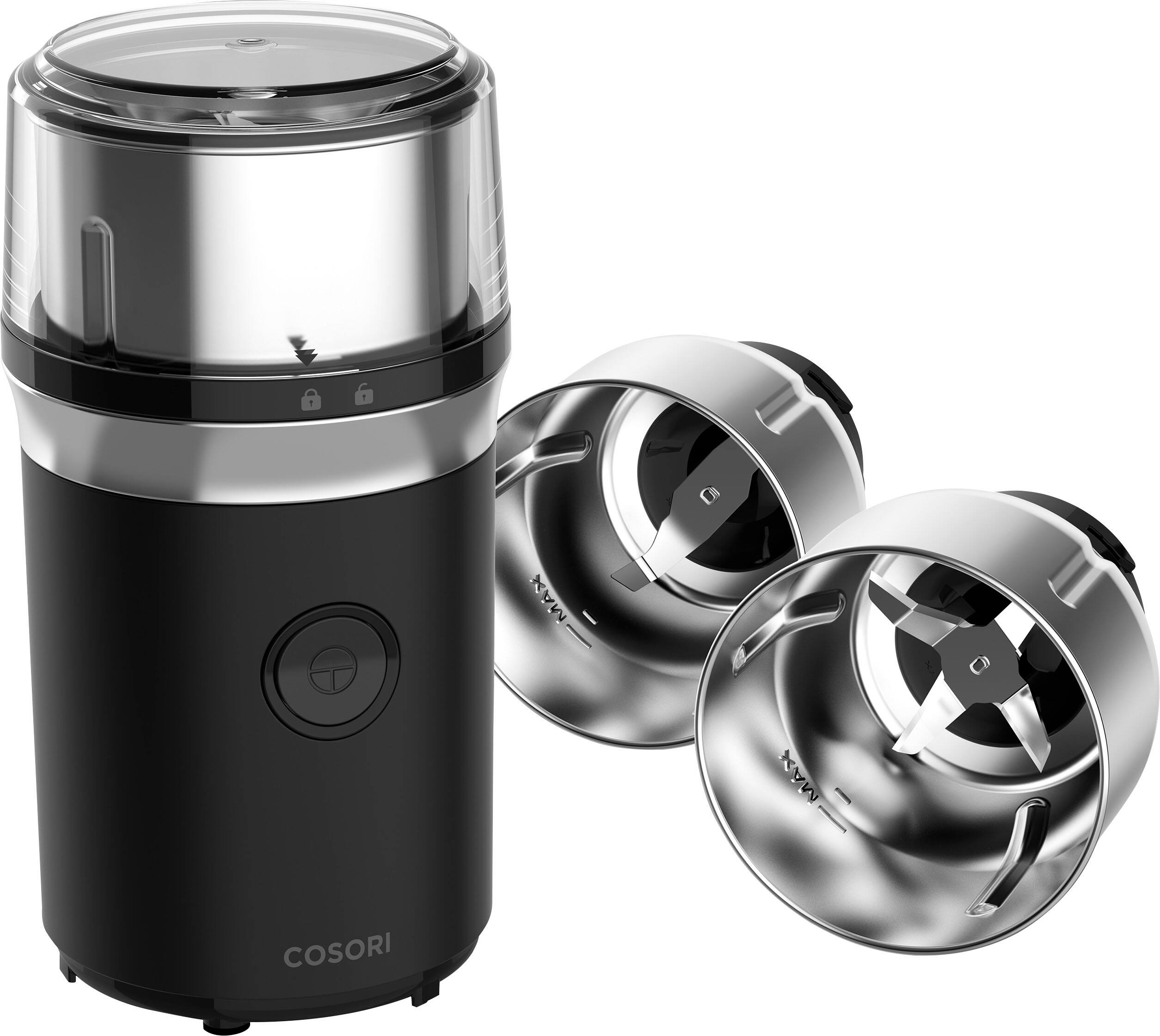 Alt View 13. Cosori - 2-in-1 Coffee Grinder - Black.
