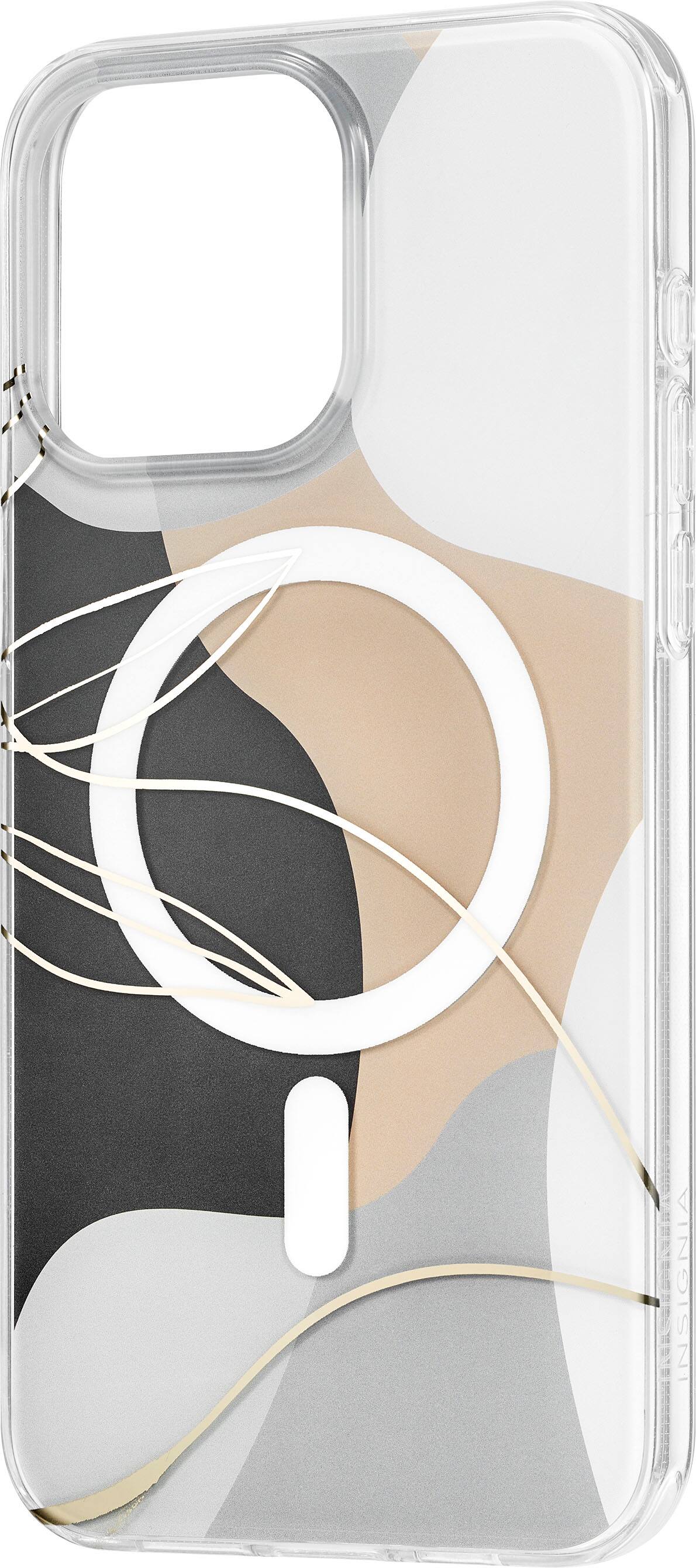 Alt View 14. Insignia™ - Hard-Shell Case with MagSafe for iPhone 15 Pro Max - Abstract Pattern.