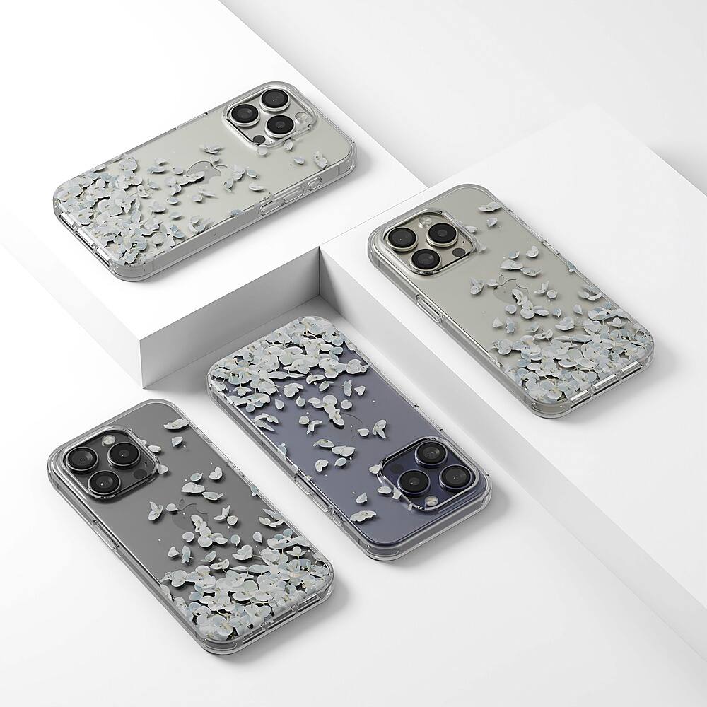 Alt View 11. Insignia™ - Hard-Shell Case for iPhone 15 Pro Max - Falling Flower.