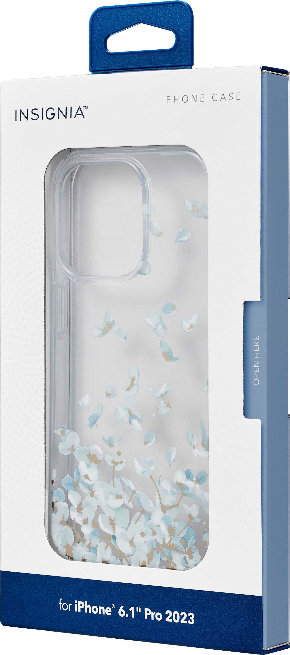 Alt View 16. Insignia™ - Hard-Shell Case for iPhone 15 Pro - Falling Flower.