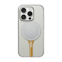 Insignia™ - Hard-Shell Case with MagSafe for iPhone 15 Pro - Golf Pattern - Front_Zoom