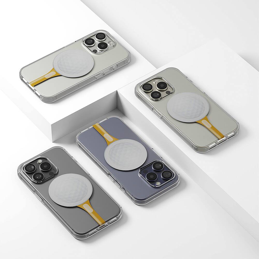 Alt View 11. Insignia™ - Hard-Shell Case with MagSafe for iPhone 15 Pro - Golf Pattern.