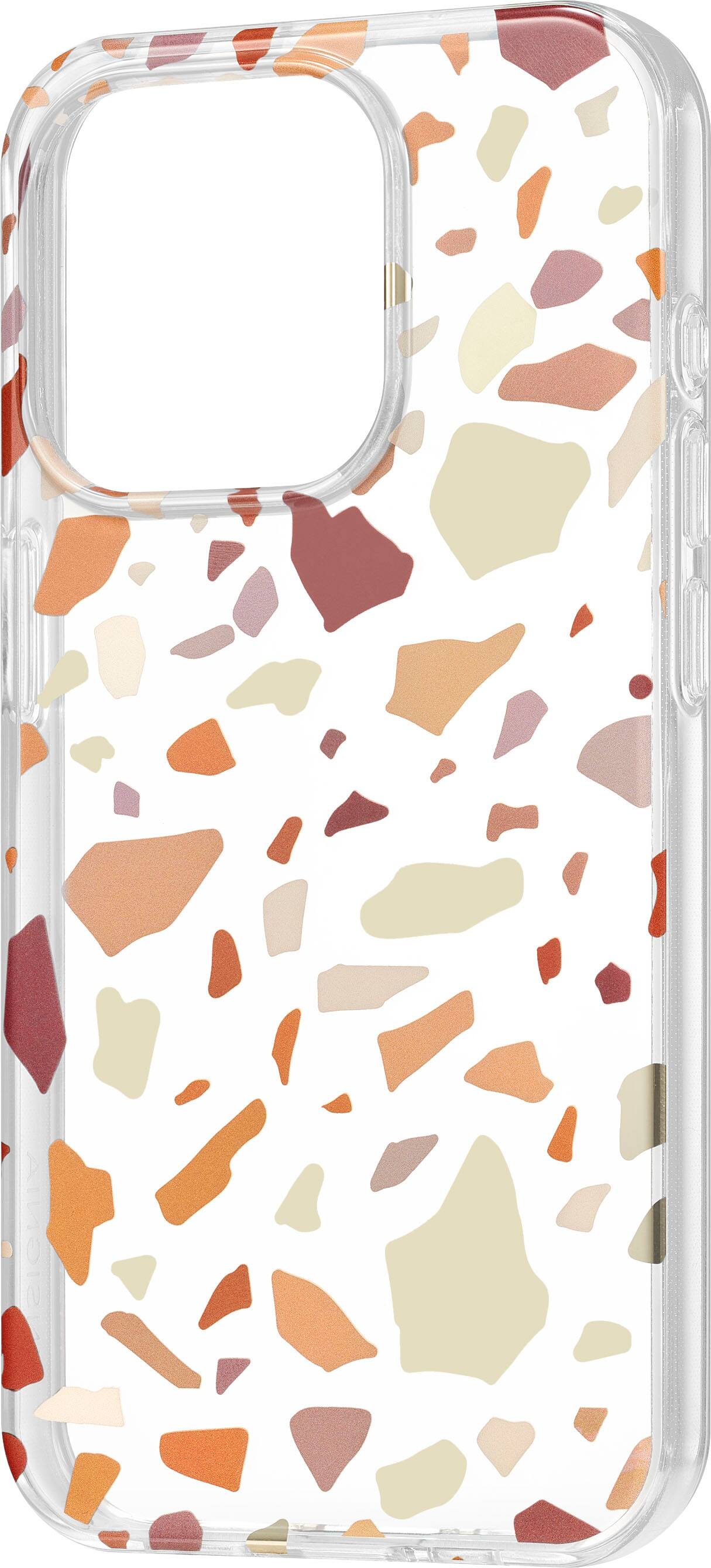 Left. Insignia™ - Hard-Shell Case for iPhone 15 Pro - Mosaic.