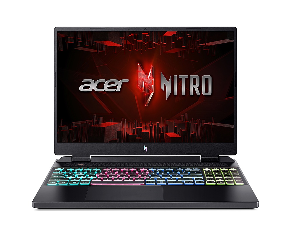 Acer Nitro 16 AN16-41 AN16-41-R88W 16 Gaming Notebook - WQXGA - 2560 x  1600 - AMD Ryzen 7 7840HS Octa-core (8 Core) 3.80 GHz - 16 GB Total RAM - 1  TB SSD - Black