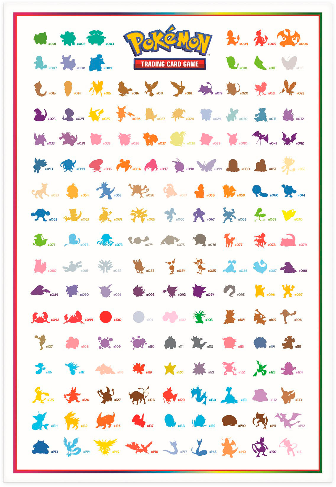SQUARE ROOT GAMES Pokémon 151 Poster Collection