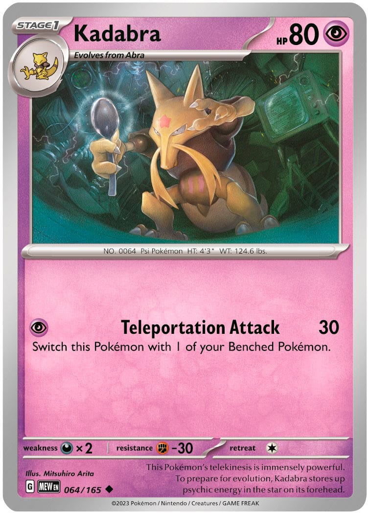 Buy Pokemon Abra, Kadabra, and Alakazam Card Evolution Set (Topps #63, #64,  and #65) Online at desertcartIsrael