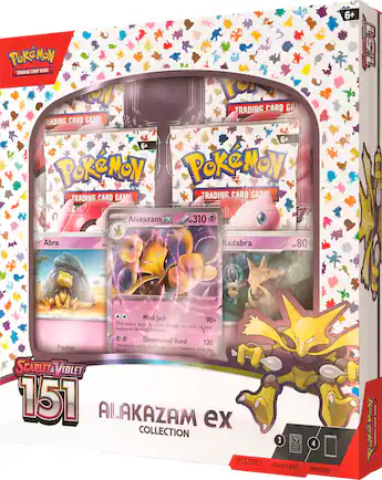 alakazam v pokmon trading card game Box Colorless Mysterious Beam (30) Flip a coin Pokmon Scarlet & Violet: 151