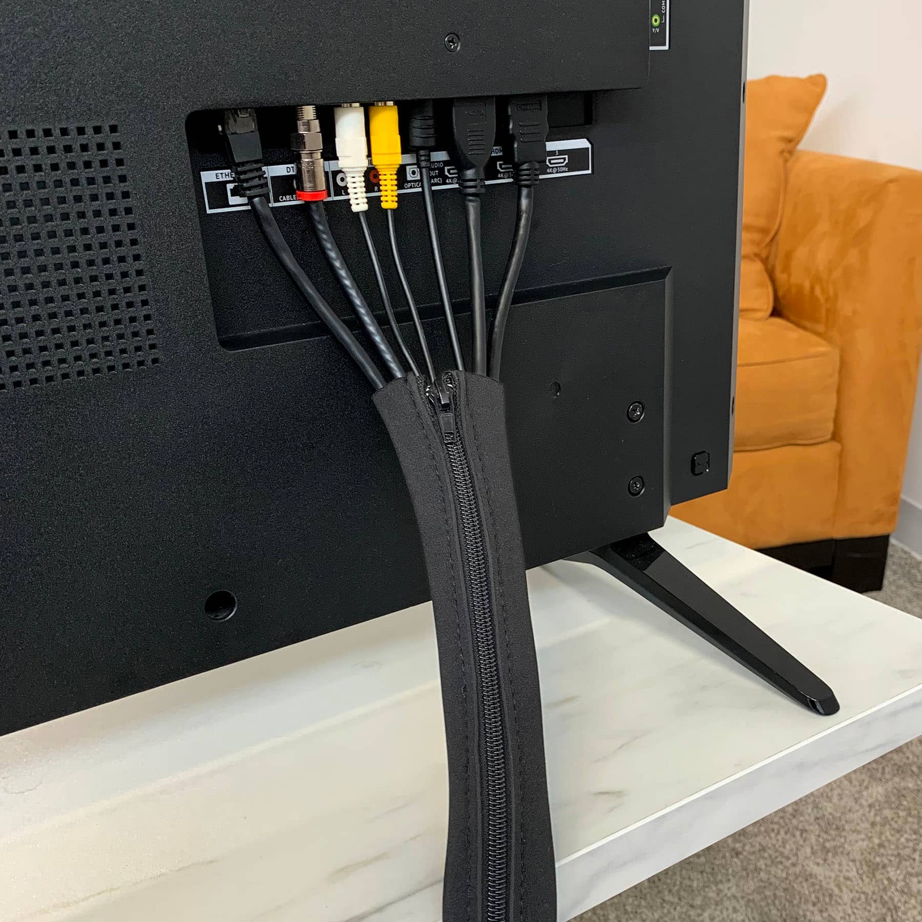 Alt View 13. Wrap-It Storage - Cable Sleeve - Black.