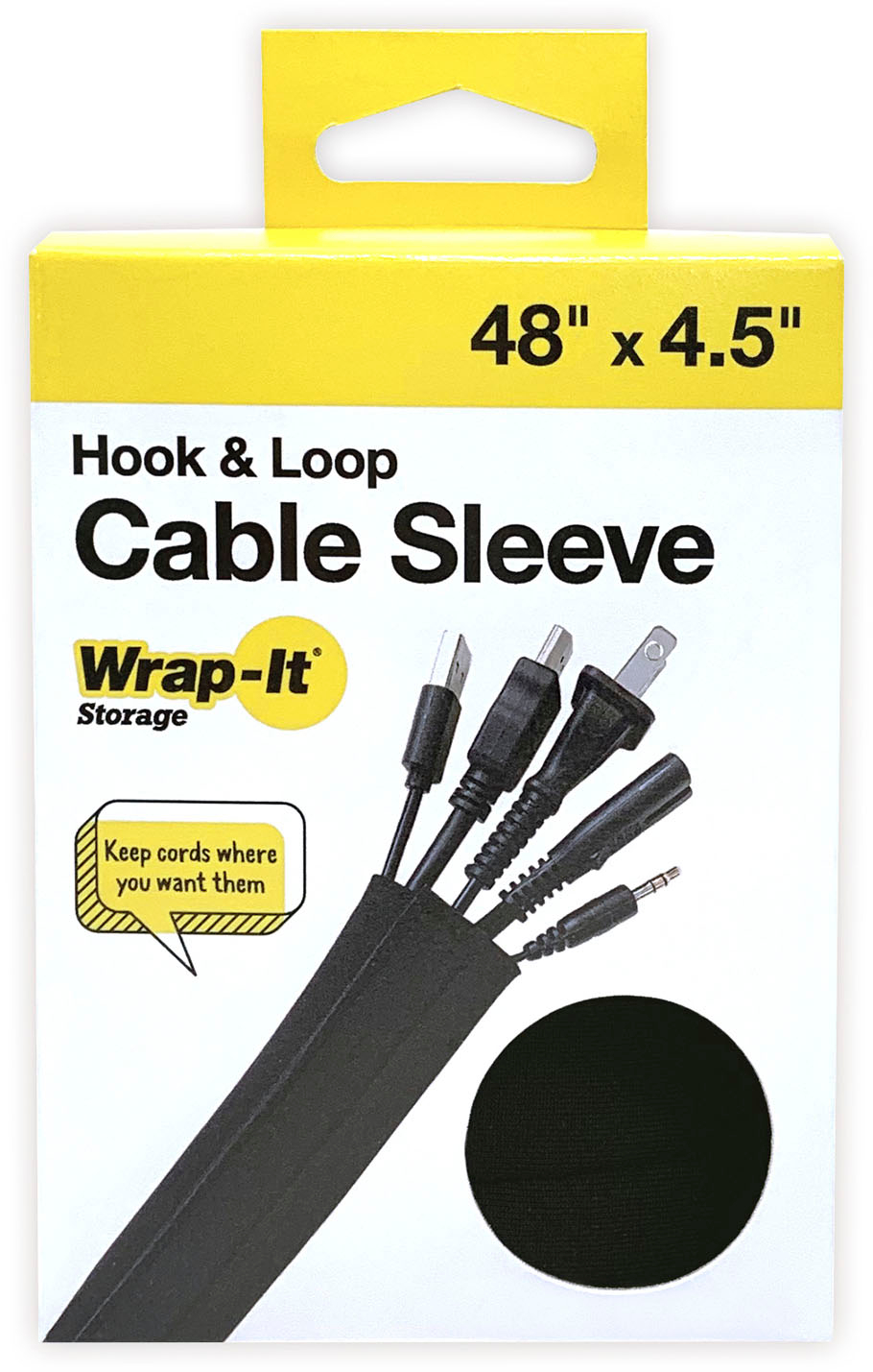 Cable Sleeve Zipper, 48 in.