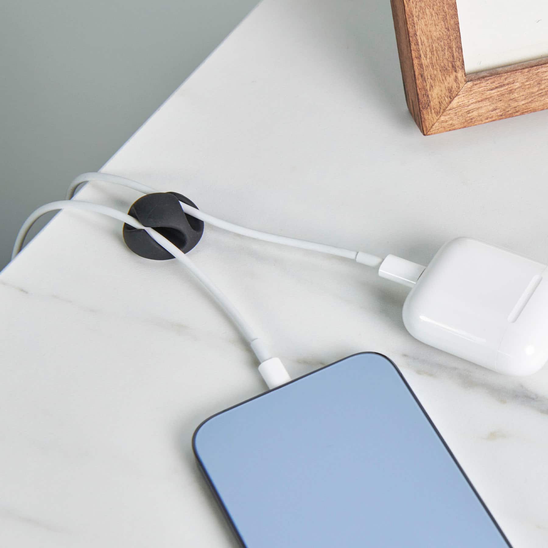 Alt View 13. Wrap-It Storage - Cable Clips - Black.