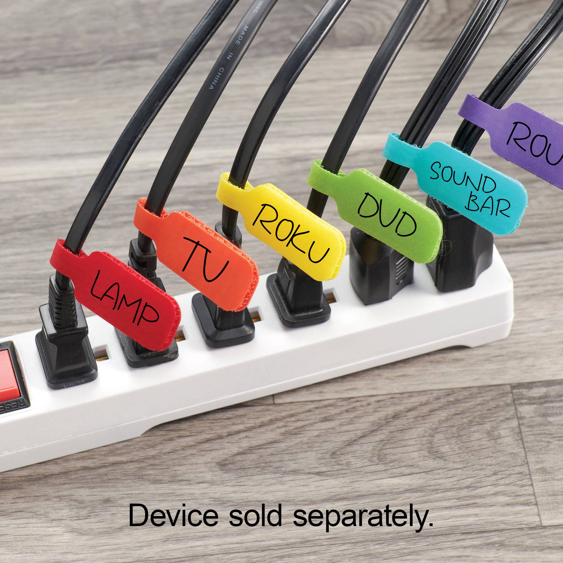 Alt View 12. Wrap-It Storage - Cable Label - Assorted.