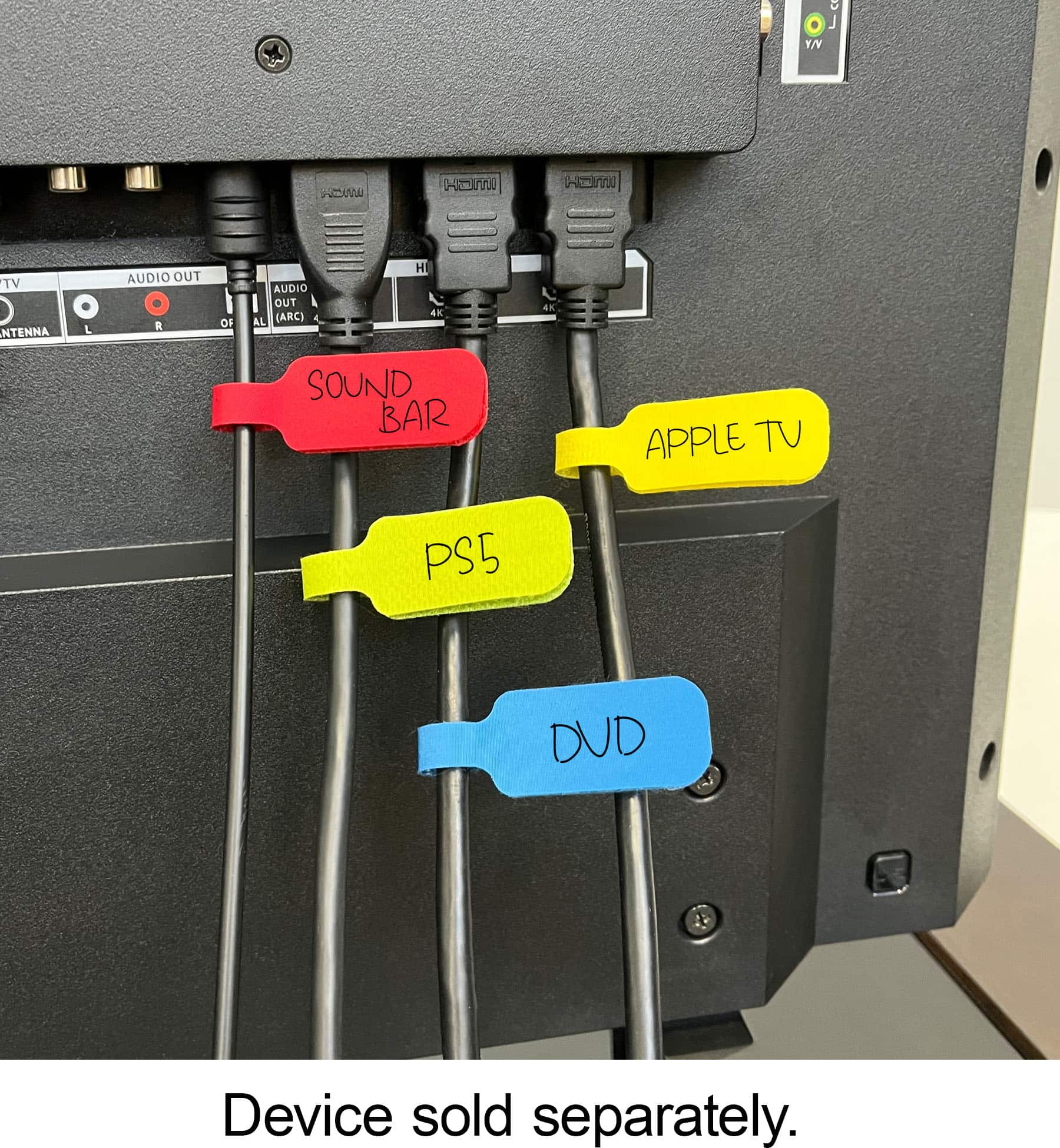 Alt View 13. Wrap-It Storage - Cable Label - Assorted.