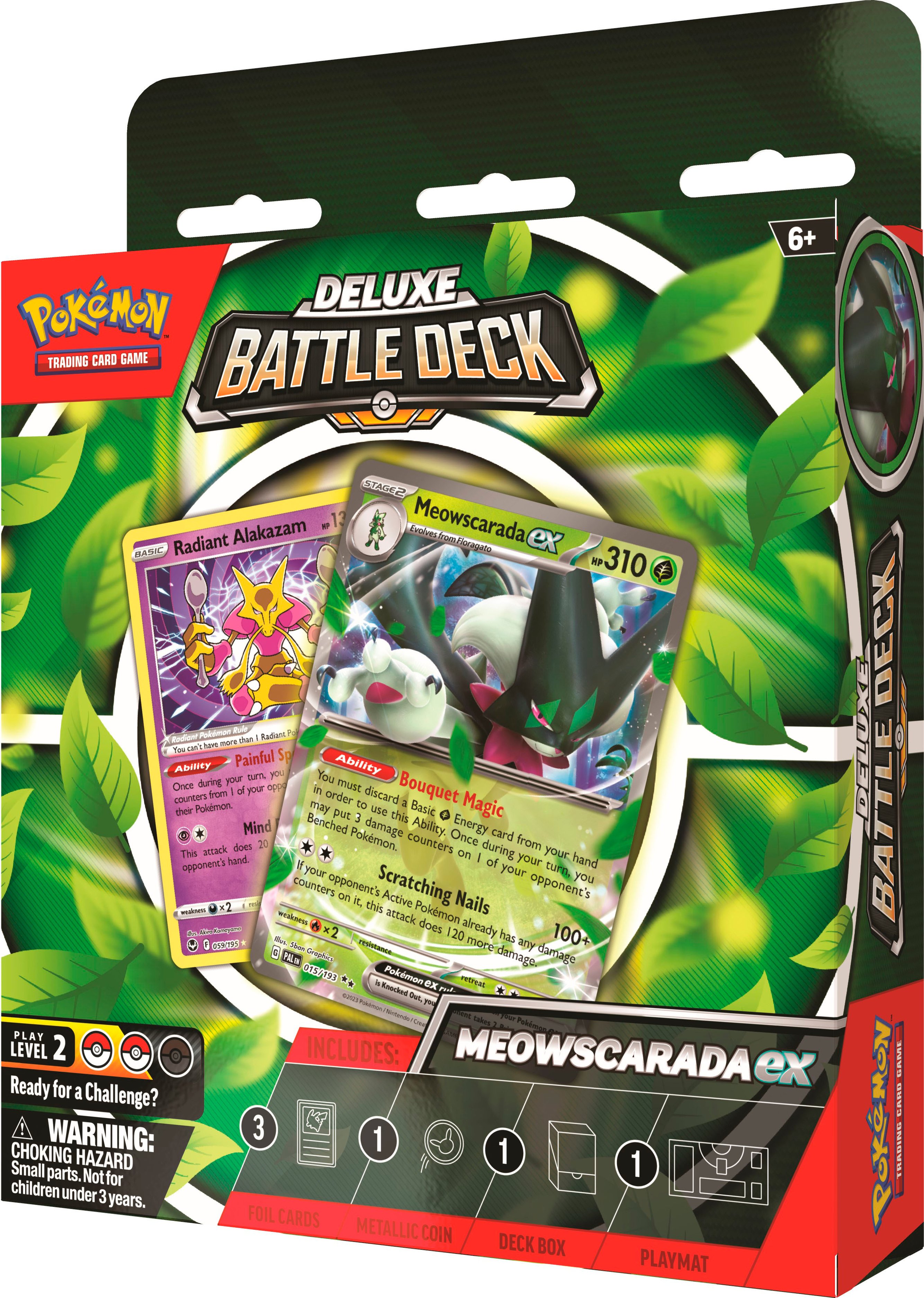Pokémon Trading Card Game: Deluxe Battle Deck (Meowscarada or Quaquaval ex)  Styles May Vary 290-87258 - Best Buy