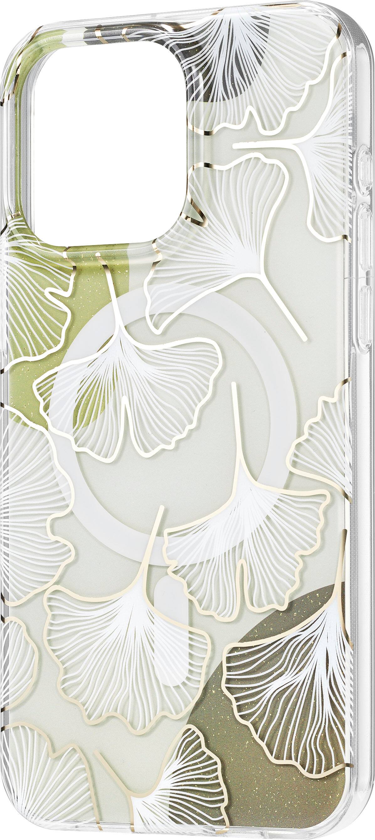 Alt View 14. Insignia™ - Hard-Shell Case with MagSafe for iPhone 15 Pro Max - Fan Pattern.