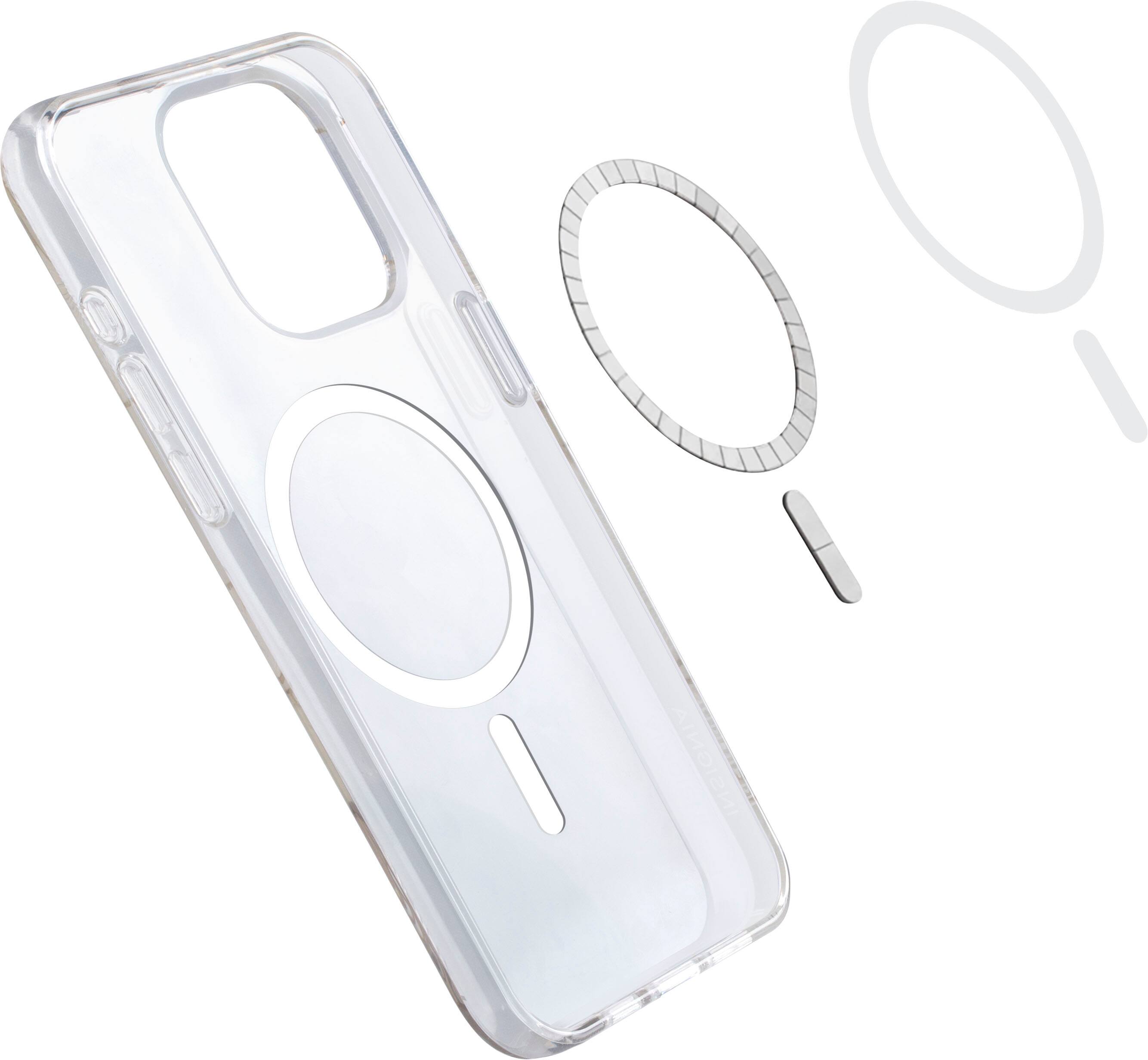 Alt View 2. Insignia™ - Hard-Shell Case with MagSafe for iPhone 15 Pro Max - Fan Pattern.