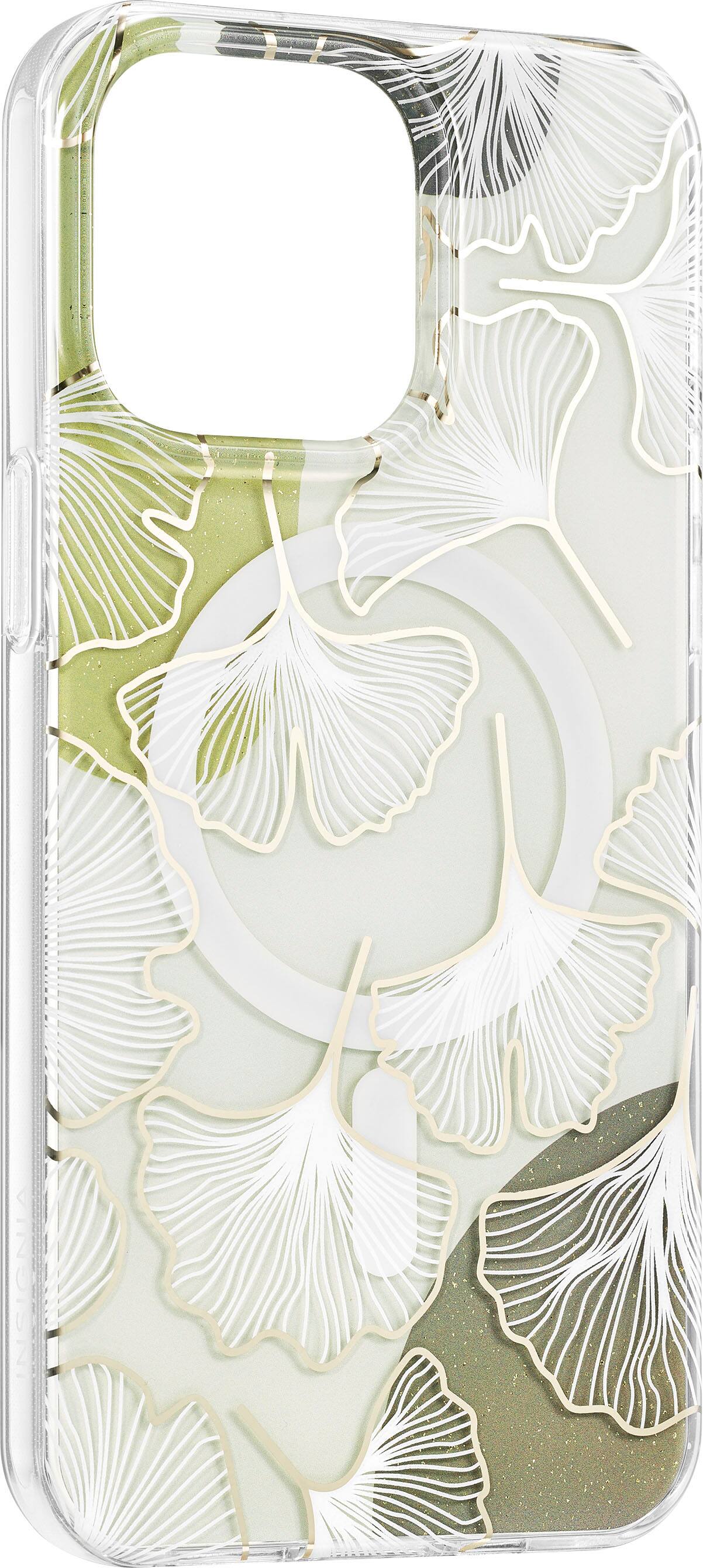 Alt View 15. Insignia™ - Hard-Shell Case with MagSafe for iPhone 15 Pro Max - Fan Pattern.