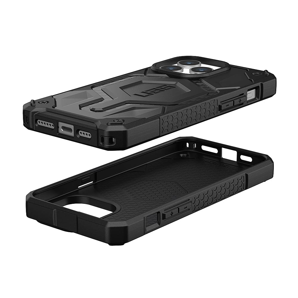 Alt View 2. UAG - Monarch Pro Series Case with Magsafe for Apple iPhone 15 Pro Max - Carbon Fiber.