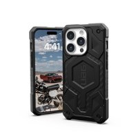 UAG - Monarch Pro Series Case with Magsafe for Apple iPhone 15 Pro - Carbon Fiber - Front_Zoom
