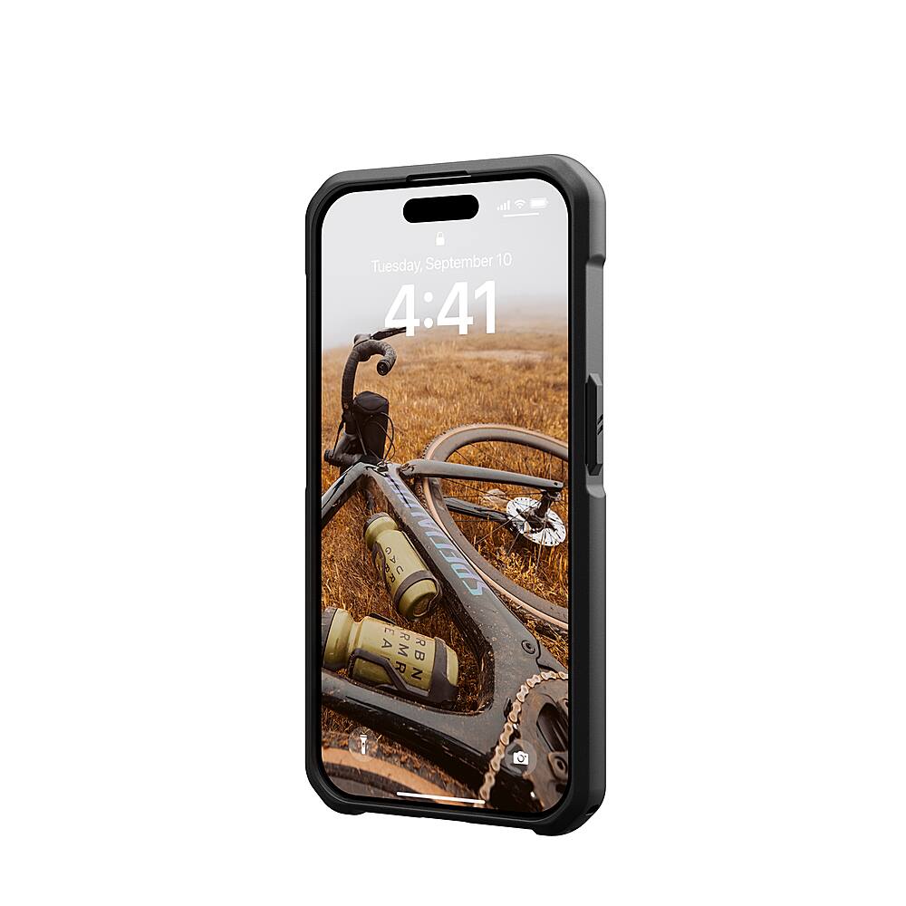 Alt View 11. UAG - Metropolis LT Series Case with Magsafe for Apple iPhone 15 Pro - Kevlar Black.