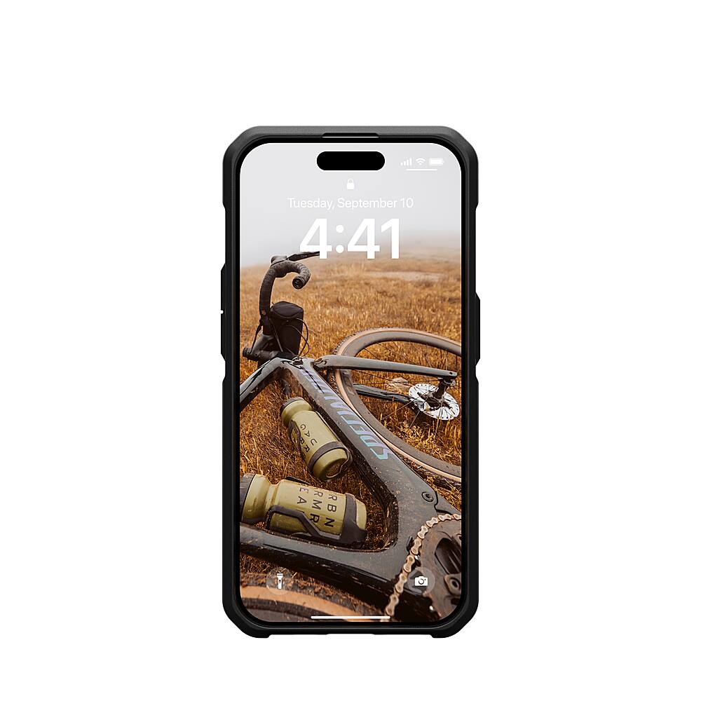 Alt View 12. UAG - Metropolis LT Series Case with Magsafe for Apple iPhone 15 Pro - Kevlar Black.