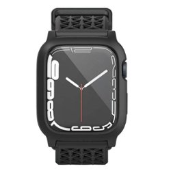 Catalyst - Active Defense Silicone Impact Case with Sport Band for Apple Watch Series 8/7 45mm - Stealth Black - Alt_View_Zoom_11