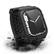 Alt View 12. Catalyst - Active Defense Silicone Impact Case with Sport Band for Apple Watch Series 8/7 45mm - Stealth Black.