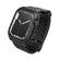 Alt View 13. Catalyst - Active Defense Silicone Impact Case with Sport Band for Apple Watch Series 8/7 45mm - Stealth Black.