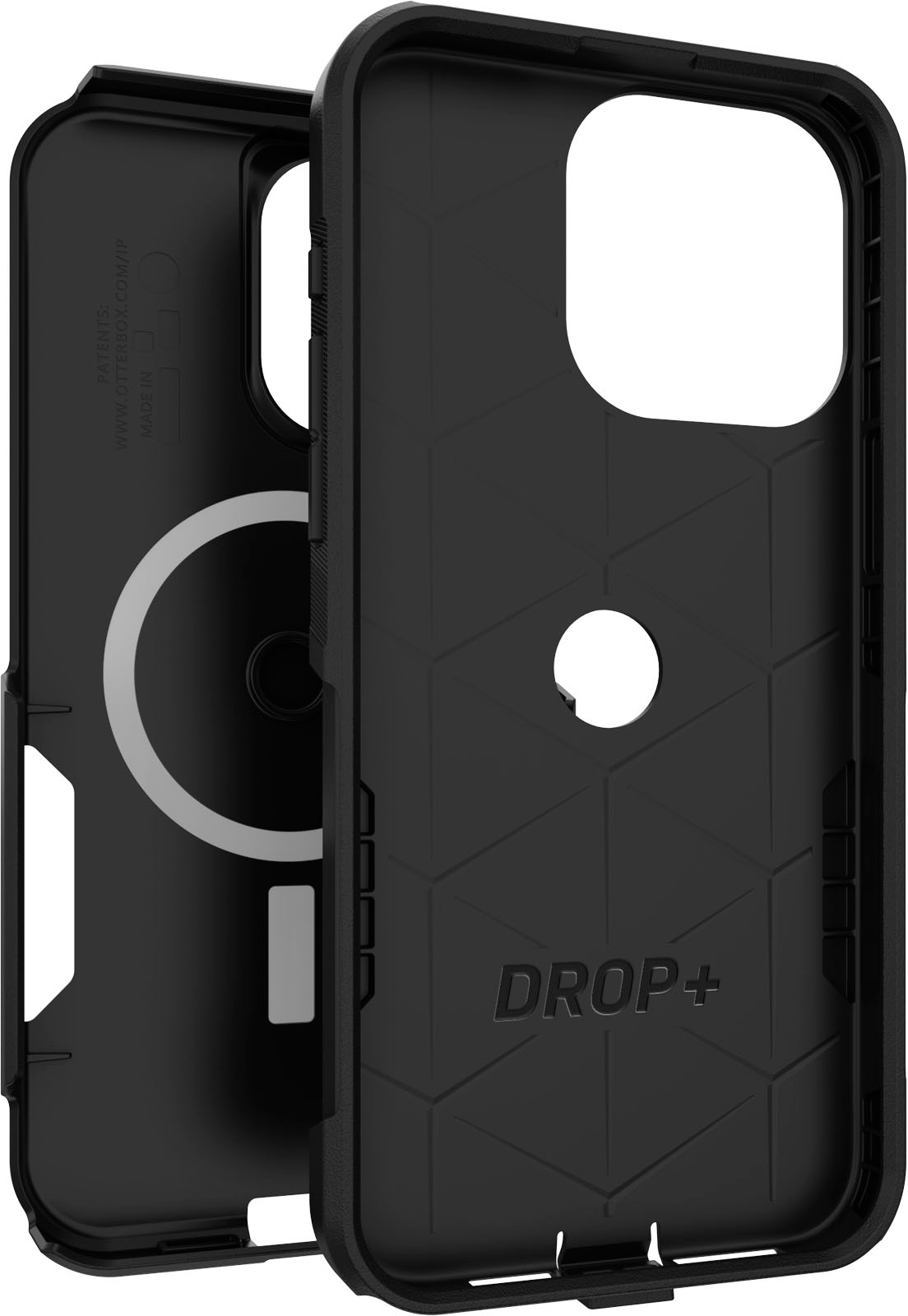  Bundle: OtterBox iPhone 15 Pro MAX (Only) Commuter Series Case  - (BLACK) + PopSockets PopGrip - (ELECTRIC OIL SLICK), slim & tough,  pocket-friendly, with port protection, PopGrip included : Everything Else