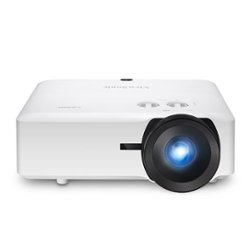 ViewSonic - LS710HD - 4,200 ANSI Lumens 1080p Laser Projector - White - Front_Zoom